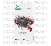 Cardo Spirit Interfono Moto Bluetooth 5.2 Singolo Casco Impermeabile 400m