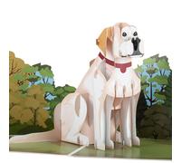 Cardology - Biglietto di auguri per il compleanno del Labrador Retriever, biglietti per la festa del papà, biglietti per la festa della mamma, regali per gli amanti dei cani | Fatto a mano