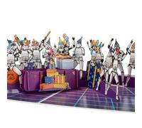 Cardology - Biglietto di auguri pop-up originale per il compleanno degli Stormtrooper | Biglietto d'auguri 3D per i fan degli Stormtrooper | licenza ufficiale
