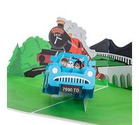 Cardology - Biglietto pop-up volante Ford Anglia | Biglietto di auguri di compleanno di Harry Potter | Merchandise ufficiale del Mondo Magico (Flying Ford Anglia)