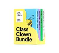Cards Against Humanity Family Edition: Class Clown Bundle • 3 pacchetti a tema + 30 carte vuote per le tue stupide battute dentro