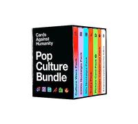 Cards Against Humanity - Gioco di società Pop Culture Bundle, 6 pacchetti a tema più popolari + 10 carte esclusive, motivo cultura di massa (versione inglese)