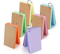 Cards Cartoncini 600 Pezzi A7 6 Coloria Righe in Una Pratica Scatola Flashcards