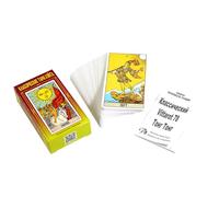 Cards Di Tarocchi Del Mago Russo - Mazzo Di Divinazione Da 78 Pc Con Istruzioni Carta | Schede Lettura Del Destino Illustrate Per Principianti E Appassionati, Set Di Tarocchi A Dimensioni Standa