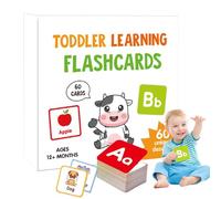 Cards flash 'asilo - carte alfabeti a doppia faccia, gioco educativo per il riconoscimento delle lettere, giocattolo di sviluppo intellettuale | Strumento di apprendimento della scuola domestica p