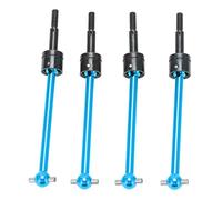cardyven 4pcs Set di Alberi di Trasmissione CVD in Alluminio, Kit di aggiornamento 'assale Posteriore Anteriore in Metallo Pesante Alte travetti per Le trasmissioni per Trasmissione TT02B (Blu)