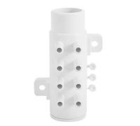 cardyven Collettore Idraulico, deviatore per condotte per Tubi dell'Acqua in PVC Collettore Idraulico a 8 Porte Separatore di Controllo del Flusso d'Acqua Accessorio per Vasca termale