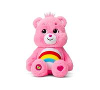 Care Bears 22061 14 Inch Medium Plush Cheer Bear, Collectable Cute Plush Toy, Cuddly Toys for Children, Soft Toys for Girls and Boys, Cute Teddies Suitable for Girls and Boys Aged 4 Years +,Pink