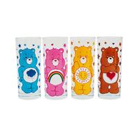 Care Bears 4-Piece Tumbler Vetro Set Ogni Contiene 296ml