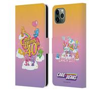 CARE BEARS 40ESIMO ANNIVERSARIO CUSTODIA COVER A PORTAFOGLIO PER APPLE iPHONE