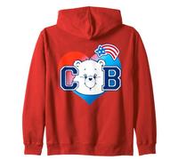 Care Bears 4th of July CB Big Heart Felpa con Cappuccio