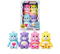 Basic Fun Care Bears - Set di 4 giocattoli in peluche, morbido e morbido, perfetto per collezionare e giocare, adatto per ragazzi e ragazze dai 3 anni in su