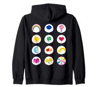 Care Bears Bear Belly Line Up Felpa con Cappuccio
