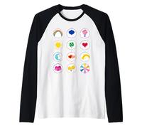 Care Bears Bear Belly Line Up Maglia con Maniche Raglan