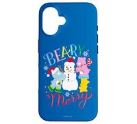 Care Bears Beary Merry con Cheer Bear e auguri di Natale Custodia per iPhone 16