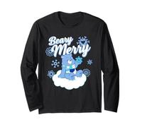 Care Bears Beary Merry Grumpy Bear Christmas Maglia a Manica