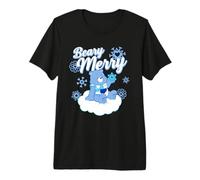 Care Bears Beary Merry Grumpy Bear Christmas Maglietta Premium