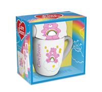 Pyramid International Care Bears (Cheer Bear) - Set di tazze e calzini femminili - Adorabile design con orsacchiotto allegro, include calzini comodi abbinati, resistenti e sicuri per microonde,