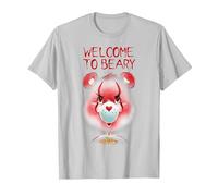 Care Bears Clown Smile Maglietta, Uomo, Argento, XXL