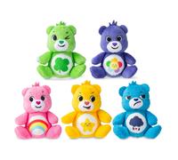 Care Bears Confezione di 5 Micro Peluche, Orsetto dell'Allegria, Orsetto Sorridente, Orsetto della Buona Fortuna, Orsetto Burbero e Orsetto dell'Armonia, Giocattolo Per Bambini e Bambine dai 4 Anni+