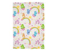 Care Bears Coperta ufficiale in pile, super morbida e calda, design soleggiato, con orsetto scontroso, allegria e orsetto della buonanotte, perfetta per casa, camera da letto, pigiama party e