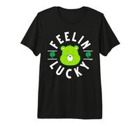 Care Bears Feeling Lucky Circle St. Patrick's Day Maglietta Premium