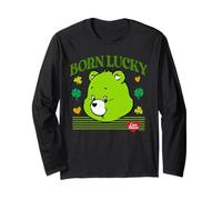Care Bears Good Luck Bear Born Lucky St. Patrick's Day Maglia a Manica