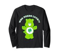 Care Bears Good Luck Bear Who Needs Luck St. Patrick's Day Maglia a Manica