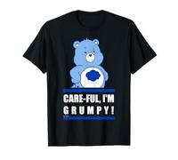 Care Bears Grumpy Bear Care-Ful I'm Grumpy Collegiate Text Maglietta