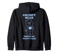 Care Bears Grumpy Bear Happy Face Felpa con Cappuccio