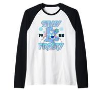 Care Bears Grumpy Bears Stay Frosty Christmas Maglia con Maniche Raglan