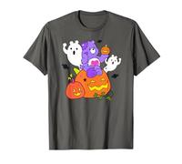 Care Bears Halloween Harmony Bear Holding A Happy Pumpkin Maglietta
