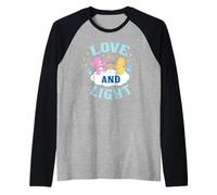 Care Bears Hanukkah Love & Light Cheer Bear & Funshine Bear Maglia con Maniche Raglan