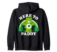 Care Bears Here to Paddy Good Luck Bear St. Patrick's Day Felpa con Cappuccio