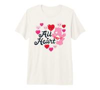 Care Bears Love A Lot Bear all Heart Valentine Maglietta Premium