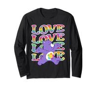 Care Bears Love Pride Love Harmony Bear Maglia a Manica