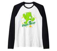 Care Bears Lucky Papa Father's Day Maglia con Maniche Raglan
