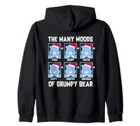 Care Bears Moods of Grumpy Bear Santa Hat Christmas Felpa con Cappuccio