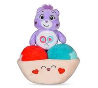 Care Bears - Orso di peluche per animali domestici, con gelato, 20,3 cm con sonda all'interno, per cani con sonaglio, da collezione