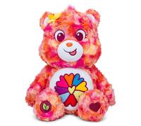 Care Bears Peluche medio da 35 cm, ecologico, Orsetto Flower Power