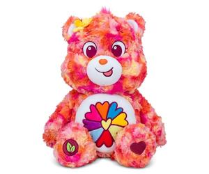Care Bears Peluche medio da 35 cm, ecologico, Orsetto Flower Power