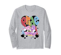 Care Bears Pride Cheer And Share Bear Rainbow Heart Maglia a Manica
