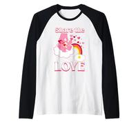 Care Bears Share The Love Maglia con Maniche Raglan