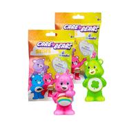 Care Bears Squishie figure in un sacchetto di alluminio cieco, confezione da 2 pezzi, confezione misteriosa ufficiale da collezione di orsi di PMI Kids World