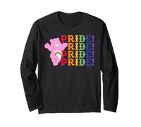 Care Bears Stacked Pride Rainbow Cheer Bear Maglia a Manica