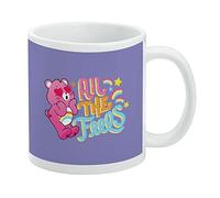 Care Bears: Unlock the Magic All the Feels - Tazza da caffè in ceramica, idea regalo per caffè, tè e bevande calde, 325 ml, colore: bianco