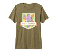 Care Bears: Unlock The Magic Happy Camper Share Bear Maglietta Premium