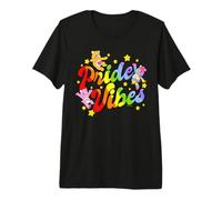 Care Bears: Unlock The Magic Pride Vibes Stars And Rainbows Maglietta Premium