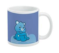 Care Bears: Unlock the Magic Resting Grump Face tazza da caffè in ceramica, novità regalo per caffè, tè e bevande calde, 325 ml, bianco