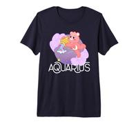 Care Bears: Unlock The Magic Zodiac Aquarius with Love A Lot Maglietta Premium